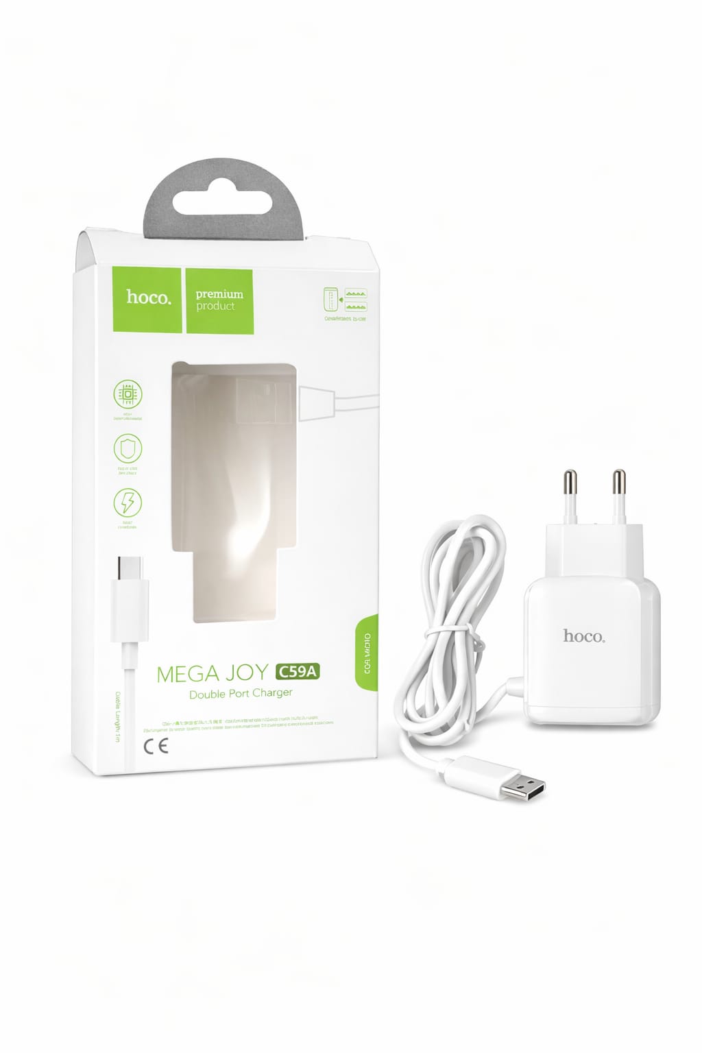 USB Ladegerät Set mit Kabel